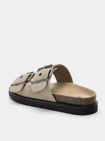 Mule Pull&Bear en beige