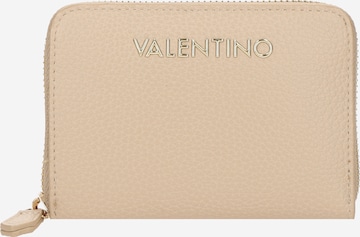 Porte-monnaies VALENTINO en beige : devant