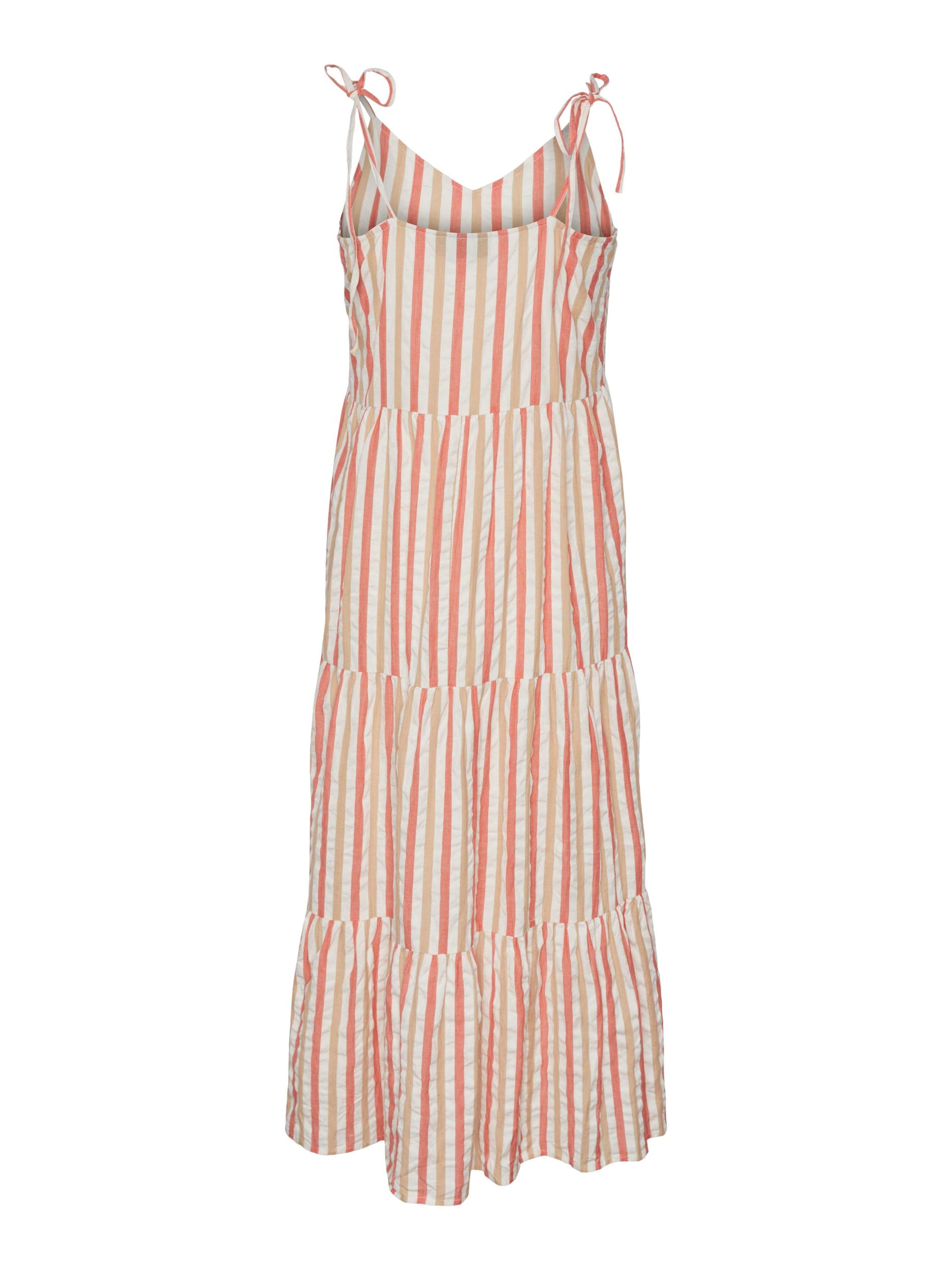 PIECES - Vestido 'Lucid' en naranja