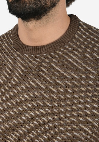 BLEND Strickpullover 'Calisto' in Braun