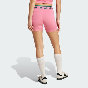 ADIDAS PERFORMANCESkinny Sportske hlače 'Hyperglam' - roza boja