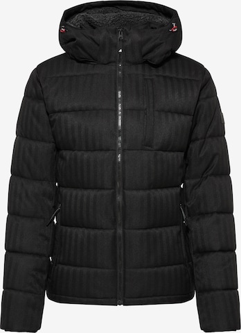 ALEKO Winter Jacket in Black: front