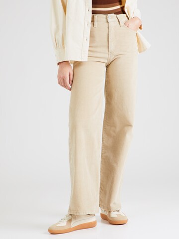 LEVI'S ® Wide leg Jeans 'RIBCAGE' i brun: framsida