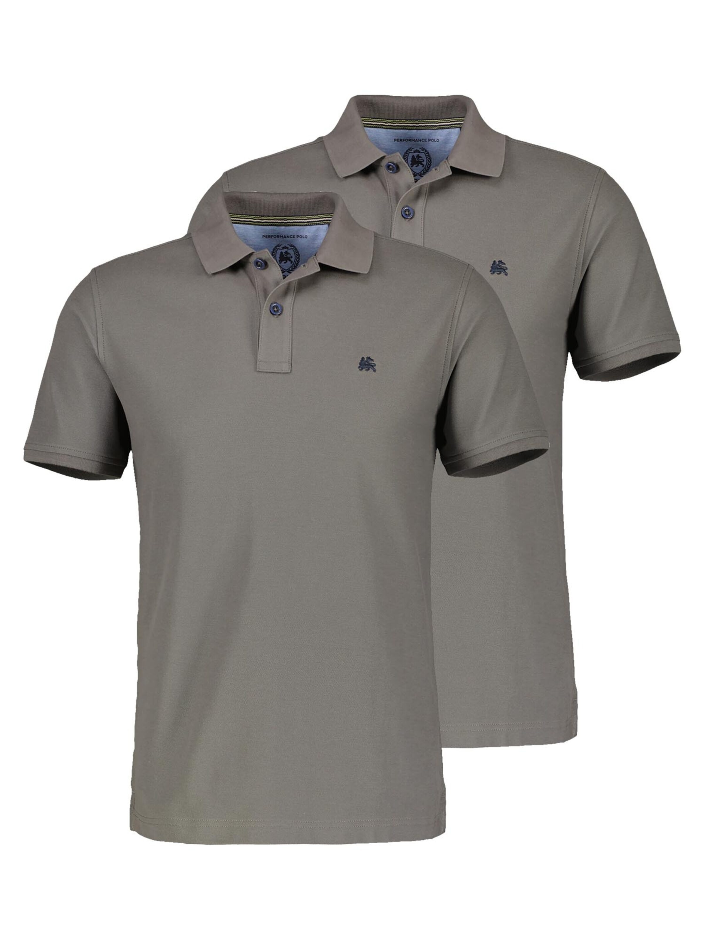 LERROS Shirt 'Basic'‌ in Grau: Vorderseite