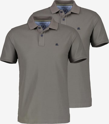 LERROS Shirt 'Basic' in Grau: Vorderseite