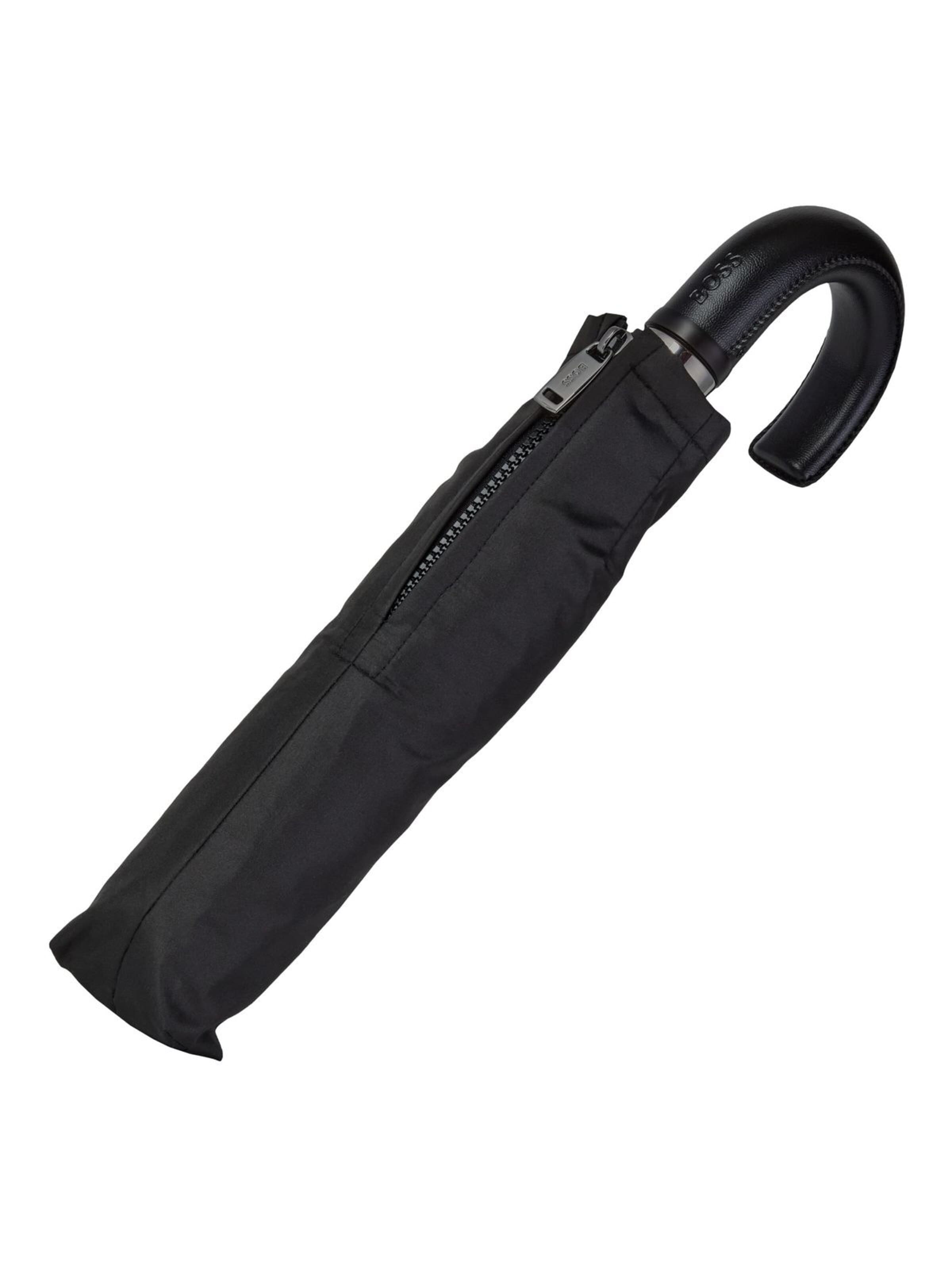 Parapluie 'Pocket umbrella Iconic Black' BOSS en noir