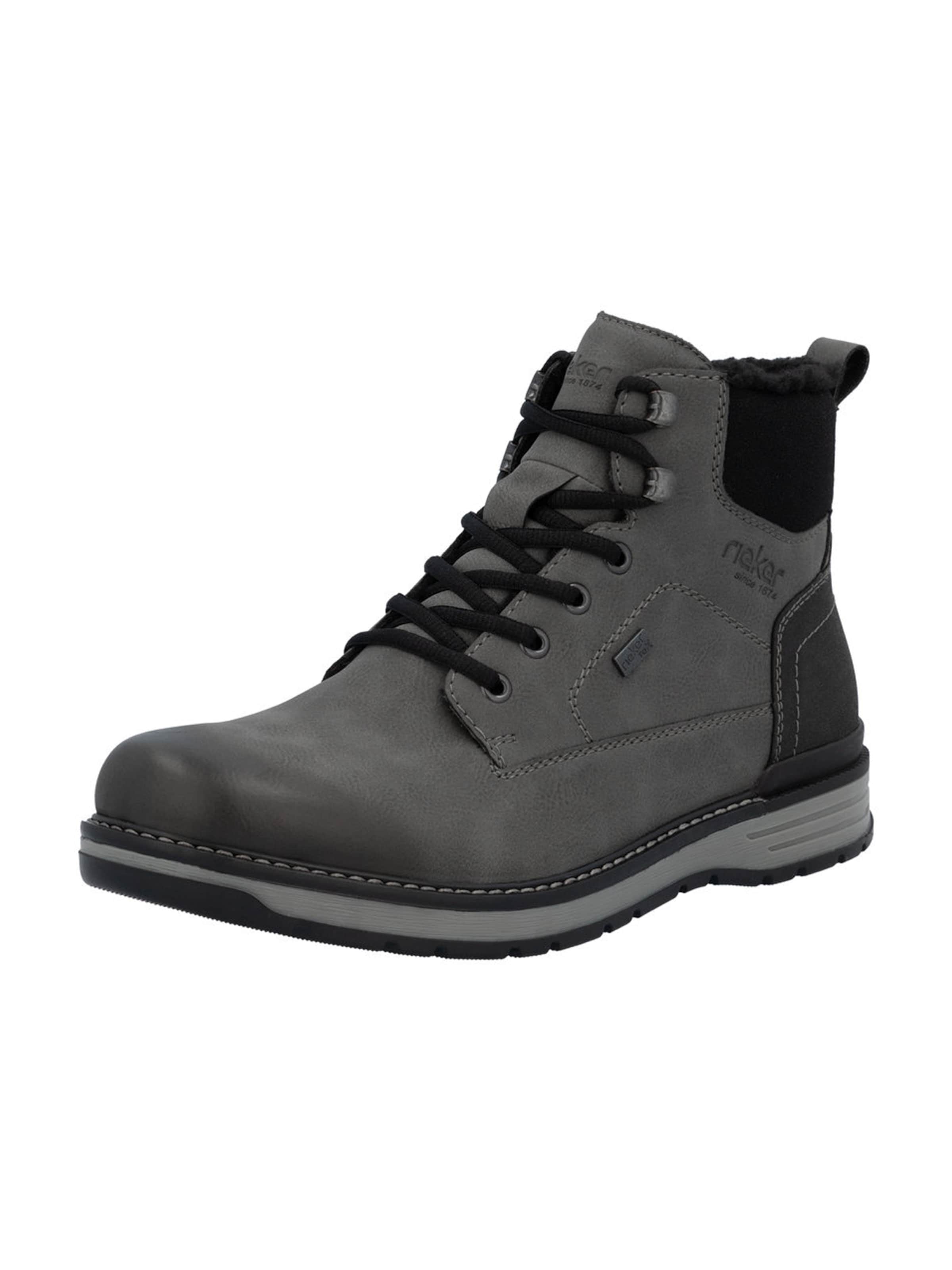 Rieker Schnürboots in Grau: Vorderseite