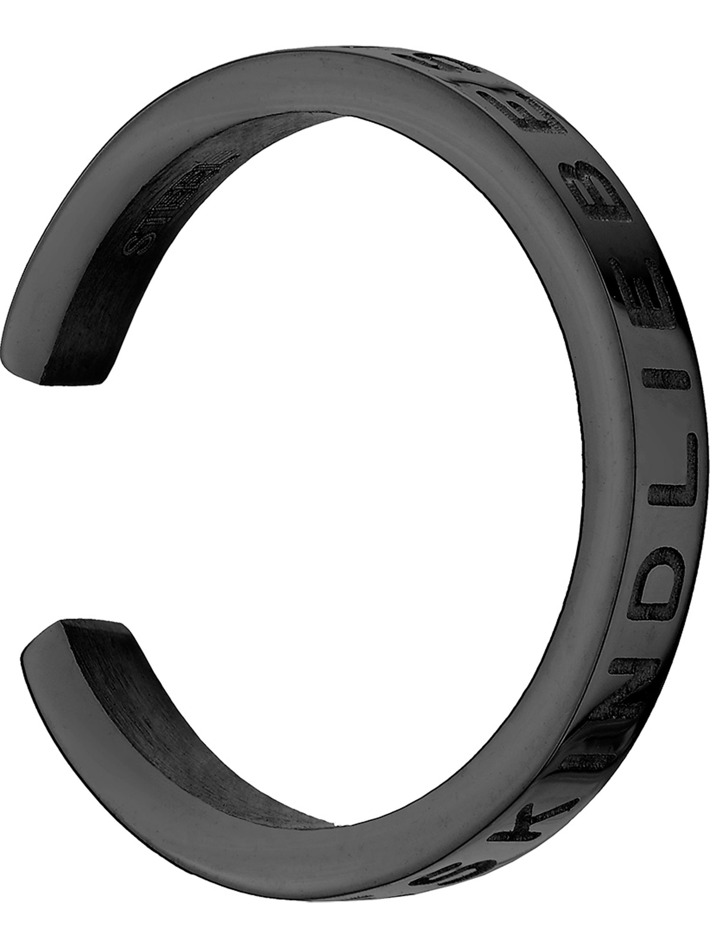 Liebeskind Berlin Ohrringe in Schwarz: Vorderseite