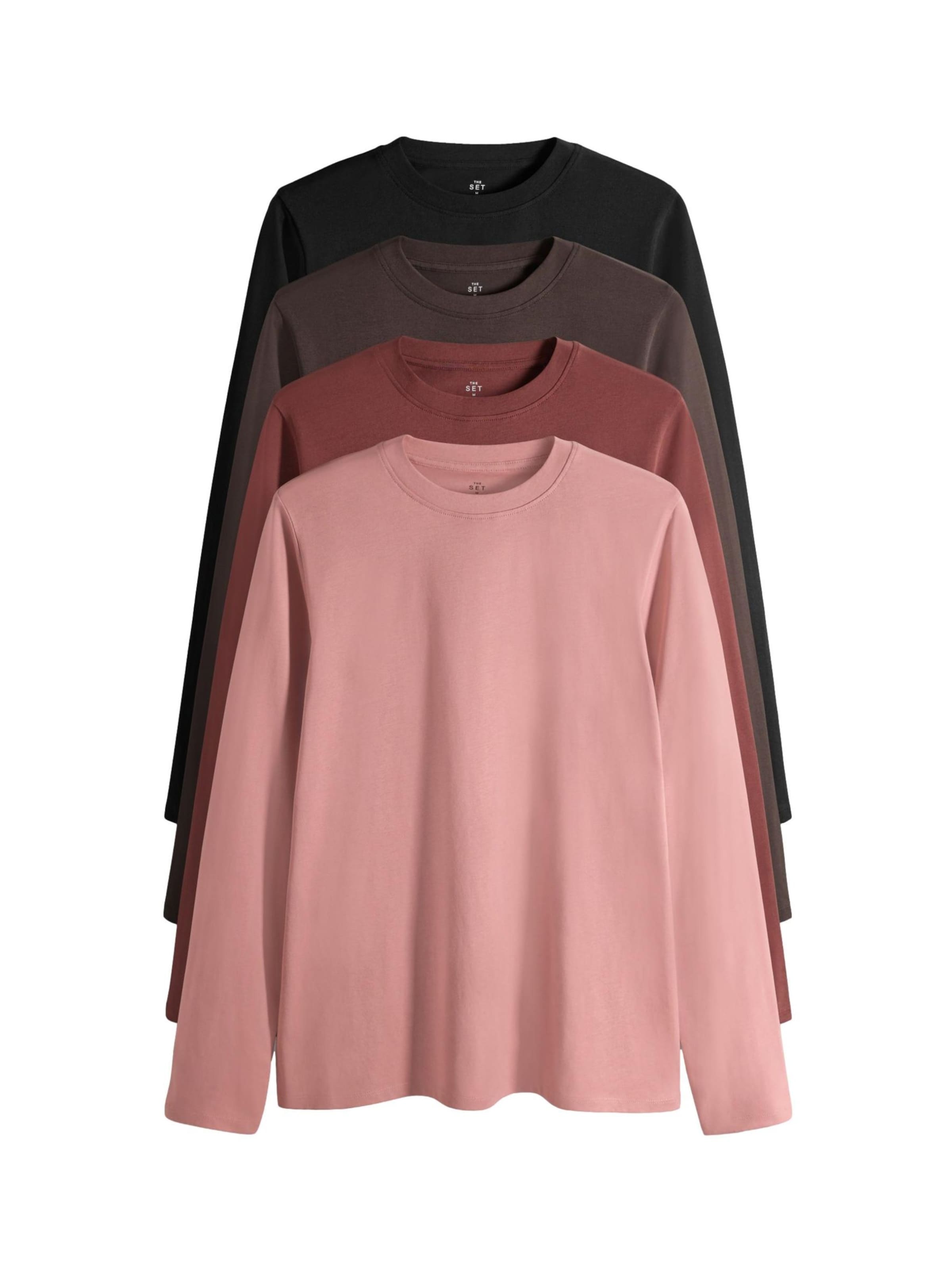 The Set Shirt in Brown: front