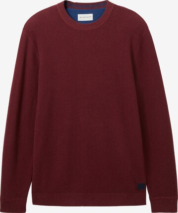 Pullover di TOM TAILOR in rosso: frontale