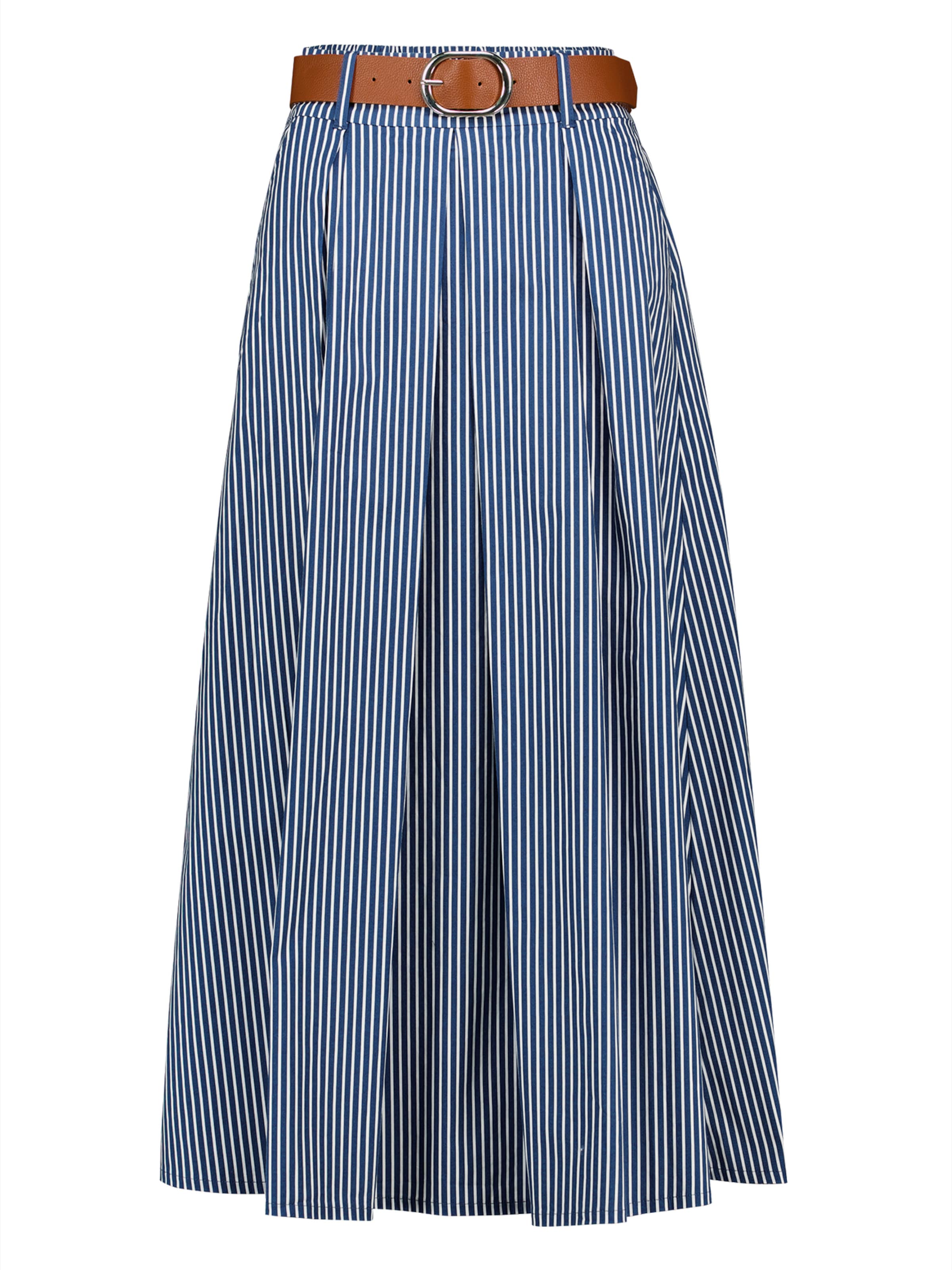 zero Skirt in Blue: front