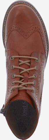 JOSEF SEIBEL Lace-Up Ankle Boots 'Sienna' in Brown