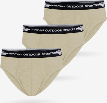 Slip normani en beige : devant