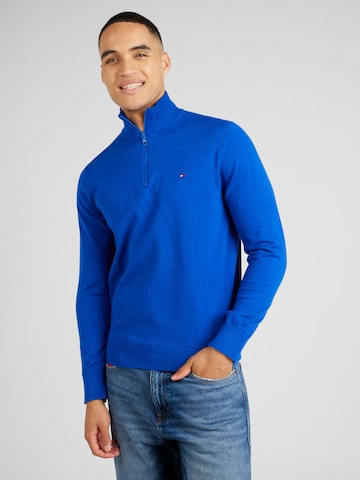 Pull-over TOMMY HILFIGER en bleu : devant