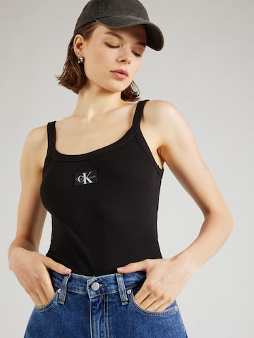 Calvin Klein Jeans Top in Schwarz