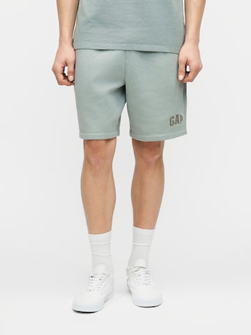 GAP Широка кройка Панталон 'HERITAGE' в зелено: отпред