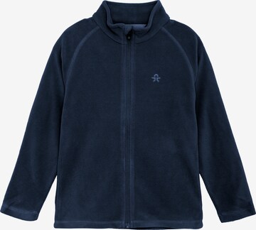 COLOR KIDS Fleece Jacket in Blue: front