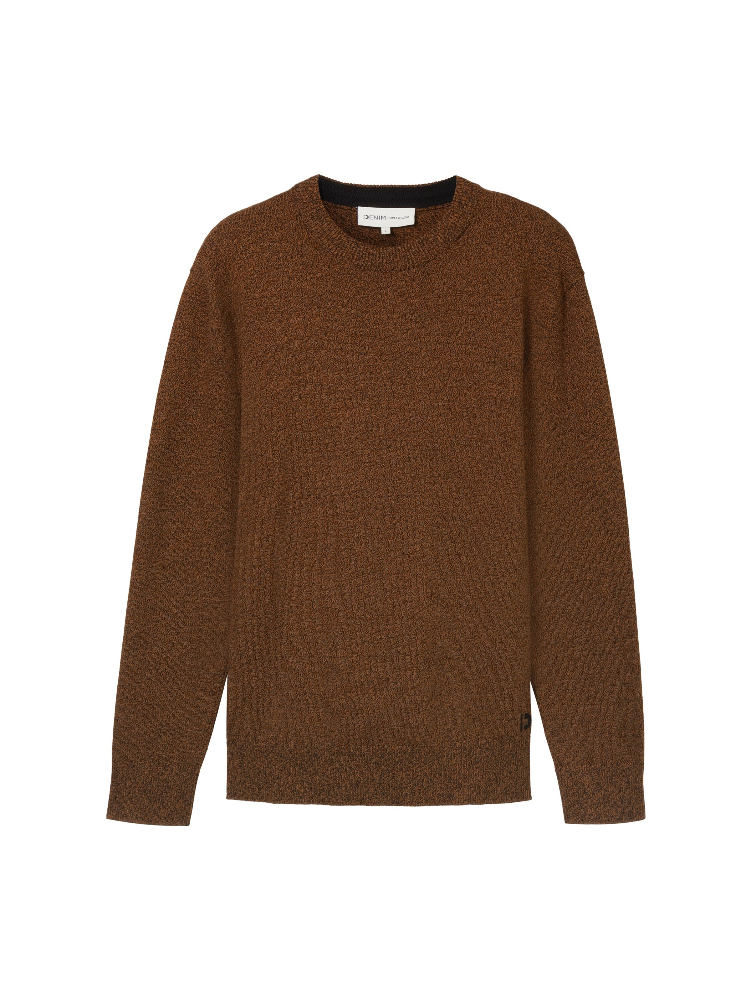 TOM TAILOR DENIM Pullover in Braun: Vorderseite