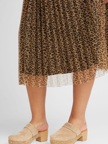 ONLY Carmakoma Skirt 'SKY' in Brown