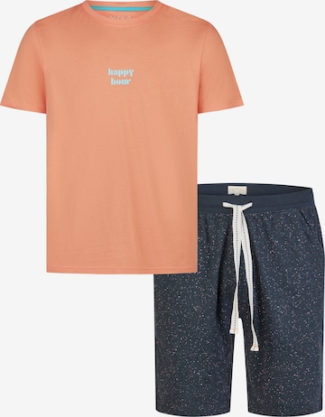 Phil & Co. Berlin Short Pajamas in Orange: front
