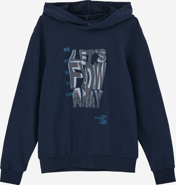 s.Oliver Sweatshirt in Blauw: voorkant