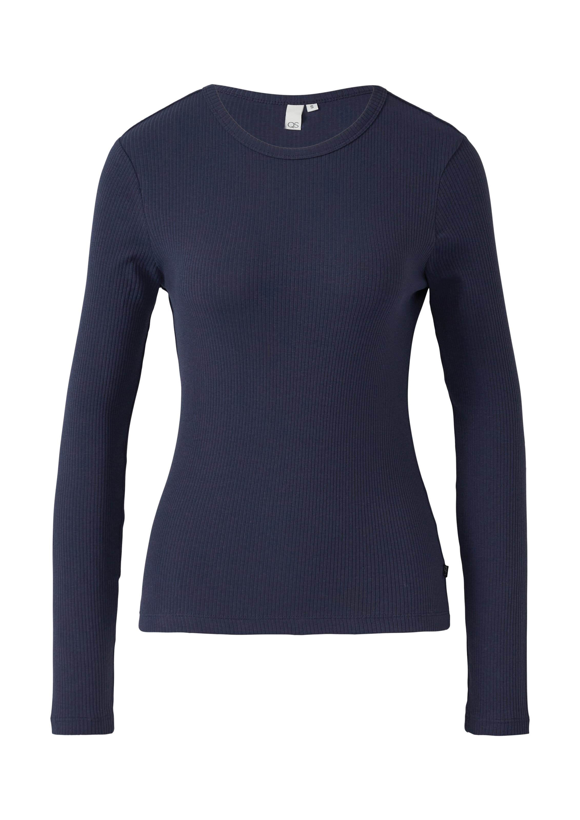 QS Shirt in Blauw: voorkant