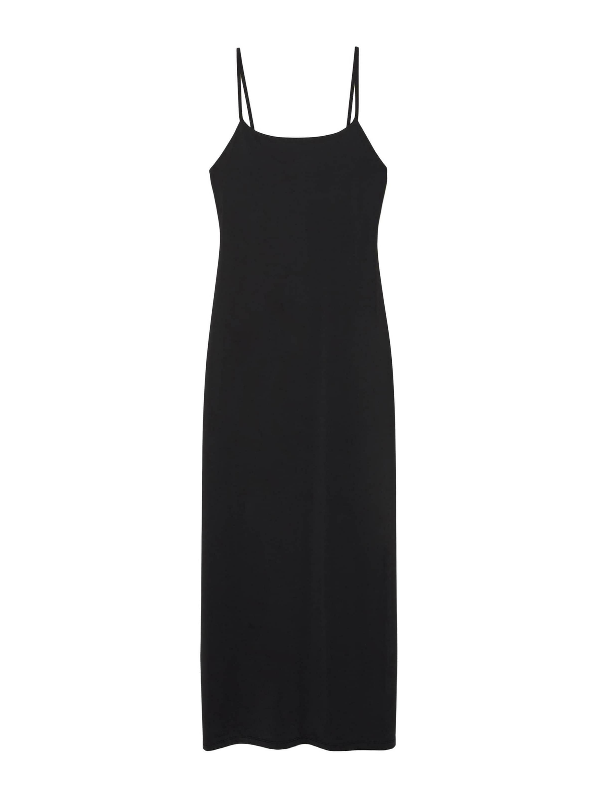 Pull&Bear Jurk in Zwart: voorkant