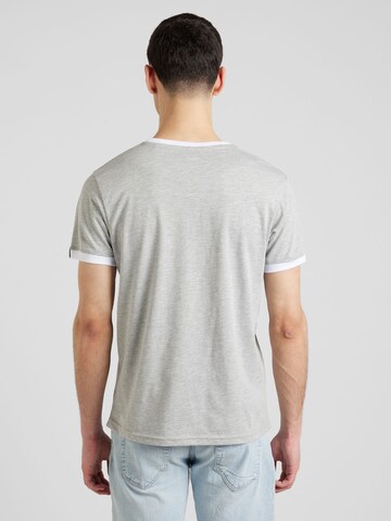 ALPHA INDUSTRIES Póló - szürke: hátul