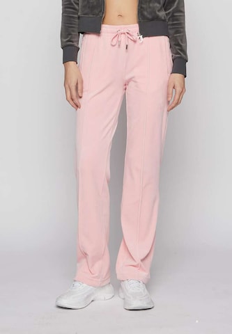 Juicy Coutureregular Hlače ' Juicy Couture Tina Trainingshose ' - plava boja: prednji dio