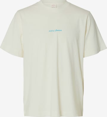 SELECTED - Camiseta 'SLHElias' en beige: frente