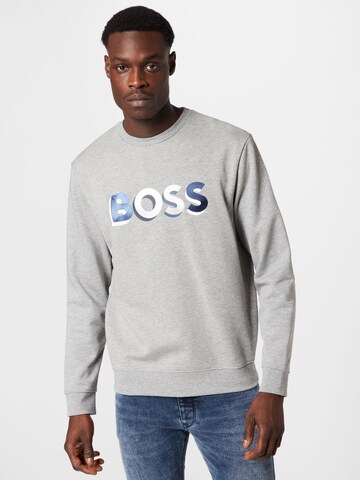 BOSS Sweatshirt i grå: framsida