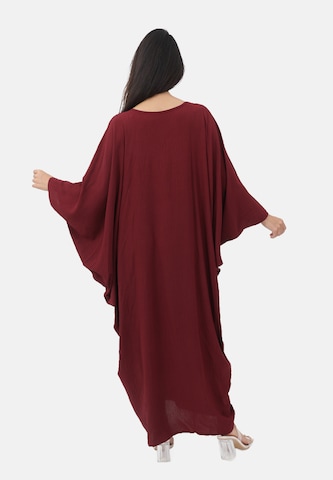 Elara Jurk 'Abaya' in Rood