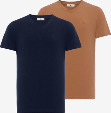 T-Shirt Daniel Hills en bleu : devant