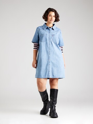 Robe-chemise 'Louisa' Levi's® Plus en bleu : devant