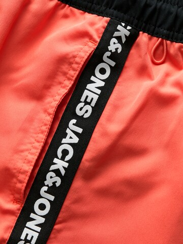 JACK & JONES Plavecké šortky 'FIJI' – oranžová