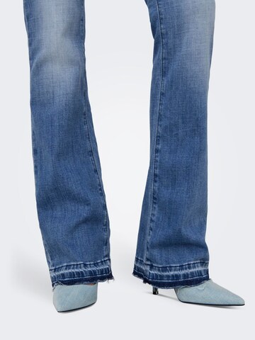 ONLY Flared Jeans 'INDIA' in Blauw