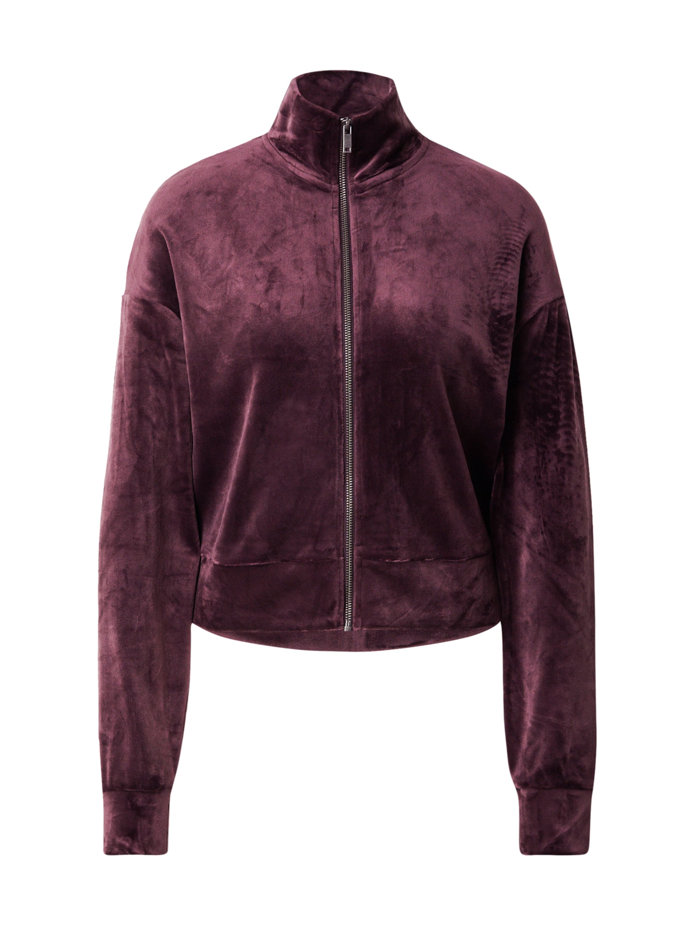 ONLY PLAY Sportsweatjacka 'ONPMIA' i lila: framsida