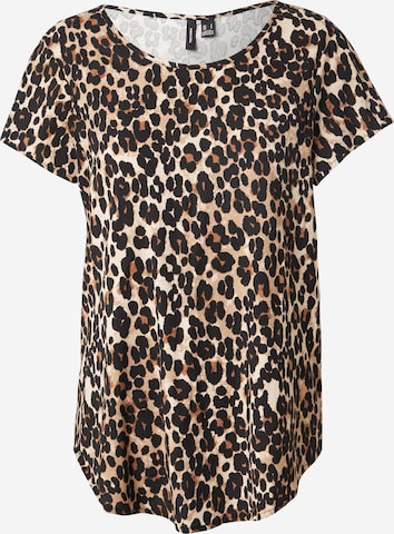 VERO MODA Shirt 'VMBella' in Brown: front