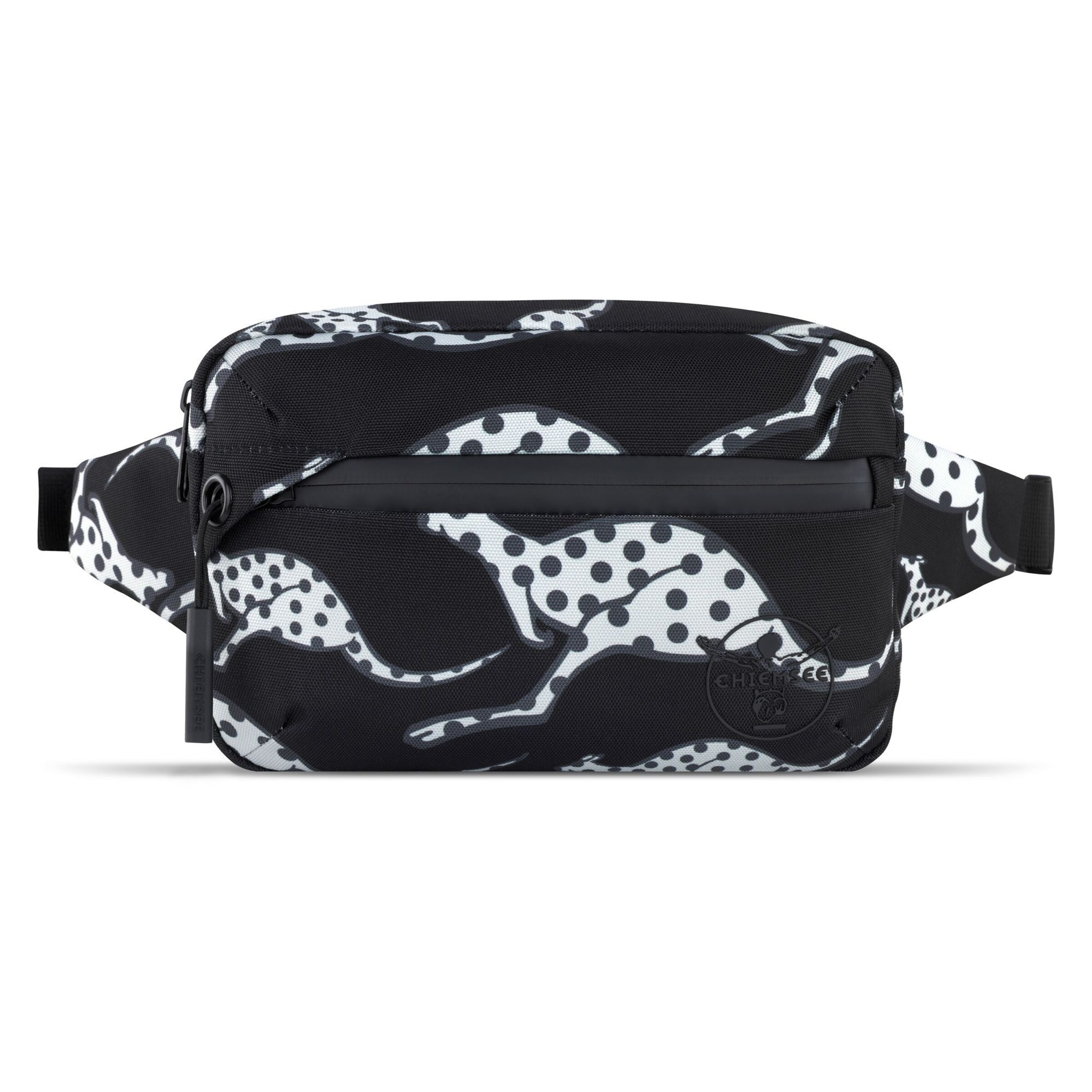 CHIEMSEE Gürteltasche 'Jump N Fly' in Schwarz: Vorderseite
