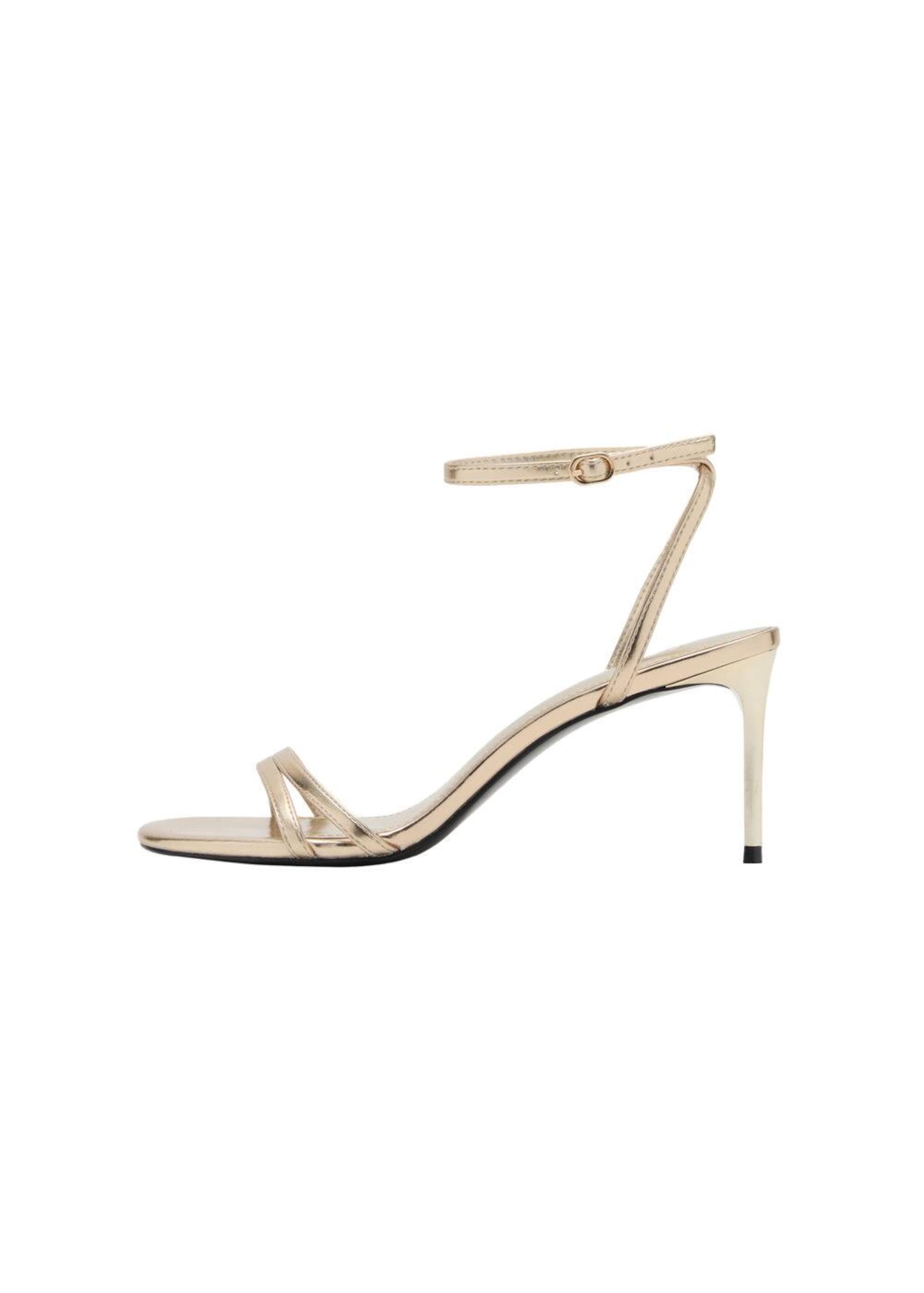 MANGO Strap Sandals 'Blues' in Gold, Item view