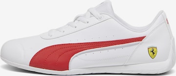 PUMA Athletic Shoes 'Scuderia Ferrari Neo Cat' in White: front