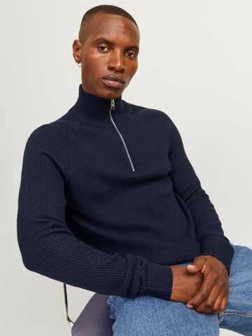 JACK & JONES Trui 'JJPannel' in Blauw