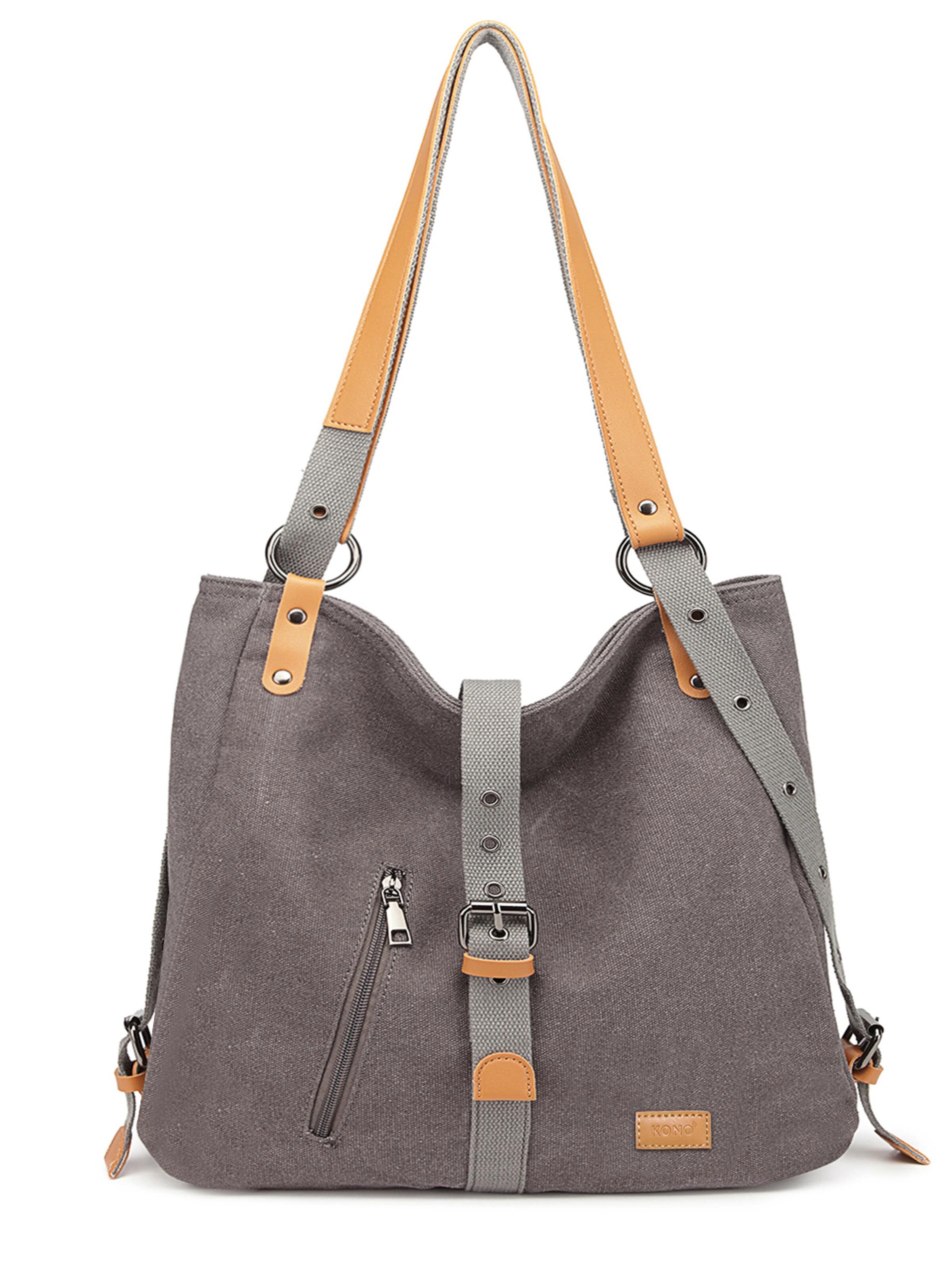 Kono Backpack in Grey: front