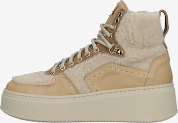 SCAPA High-Top Sneakers in Beige