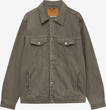 Pull&Bear Between-Season Jacket in Green: front