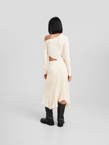 Bershka Skirt in Beige