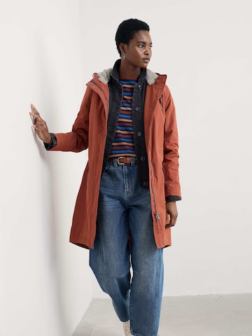 Seasalt Cornwall Wintermantel 'Plant Hunter' in Braun