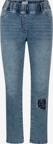 MIAMODA Slimfit Jeans in Blauw: voorkant