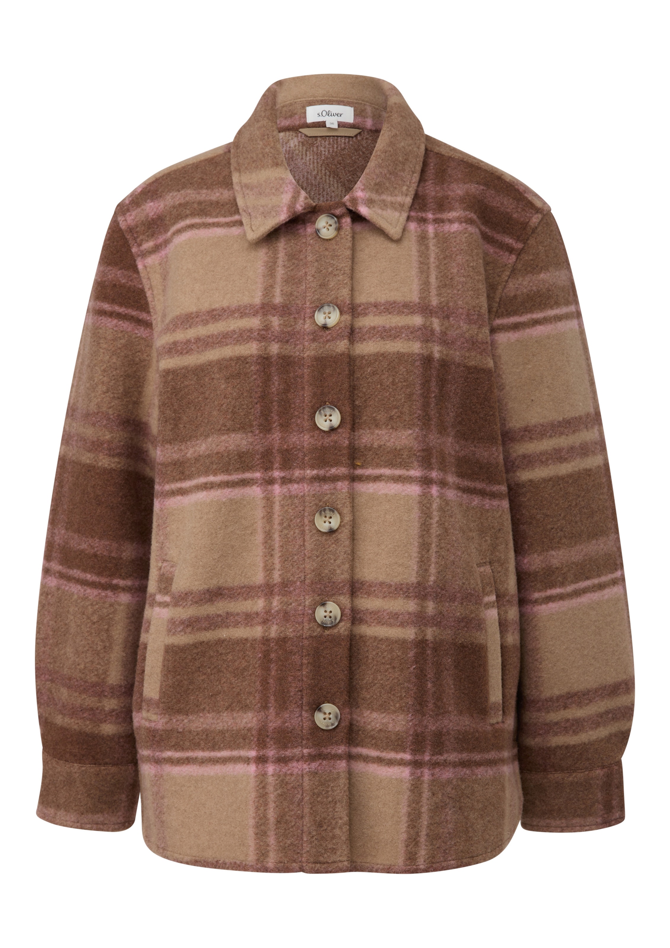 s.Oliver Kurtka przejściowa w kolorze brązowy: przód