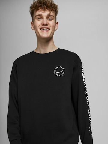 JACK & JONES Sweatshirt 'Elias' in Black